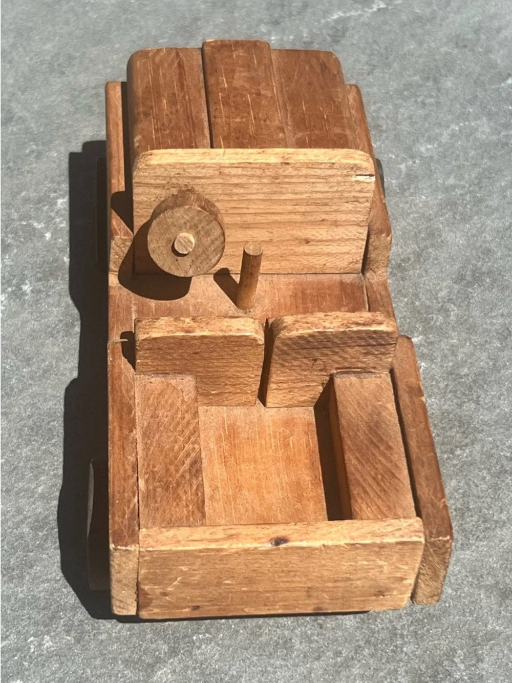 Wooden Jeep Toy Truck hand made